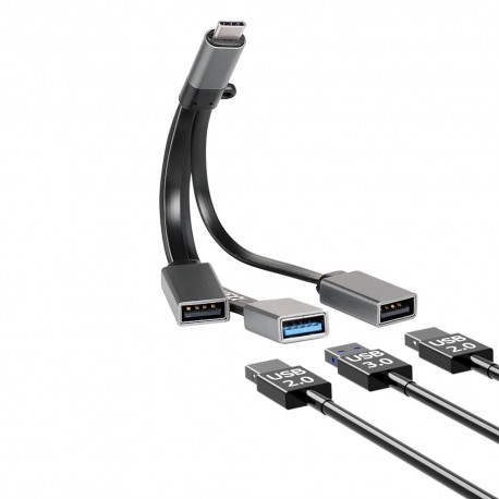 Хаб PALMEXX USB-C to 2*USB2.0+USB3.0